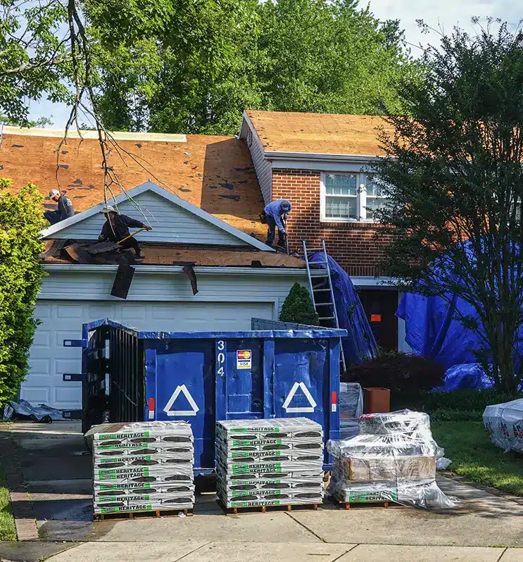 storm damage roof replacement